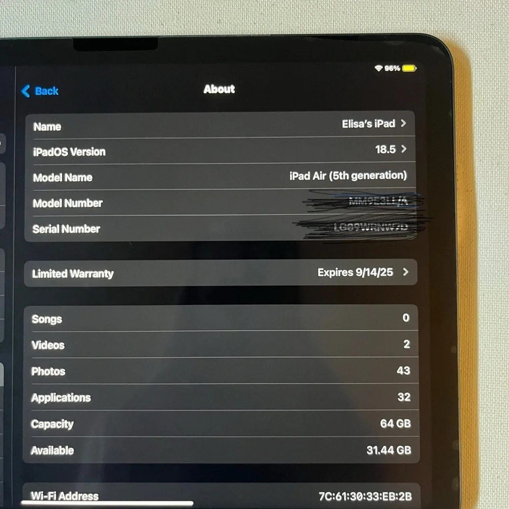 Apple Black Tablet Modern Design